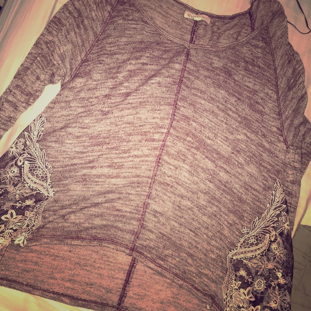Cute Blouse With Lace